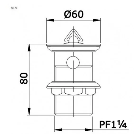 Bộ Xả Nhấn Lavabo TOTO T6J1