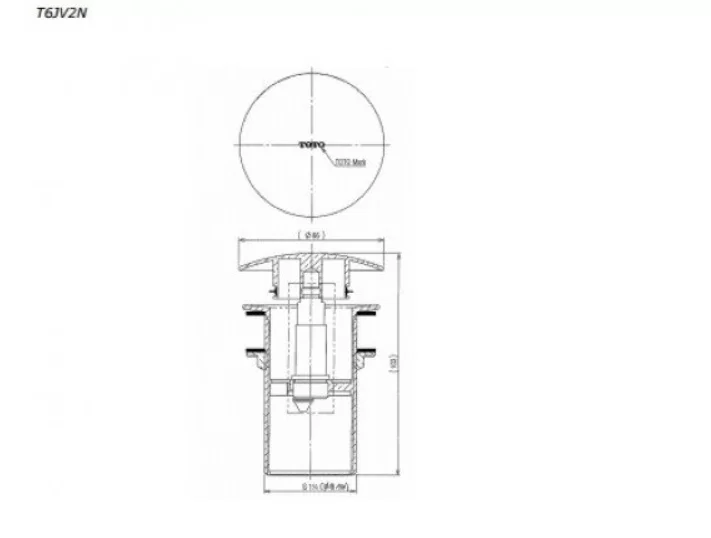 Bộ Xả Nhấn Lavabo TOTO T6JV2N