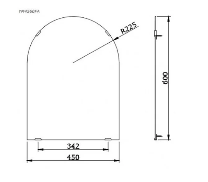 untitled-125 Gương Phòng Tắm TOTO YM4560FA Chống Mốc