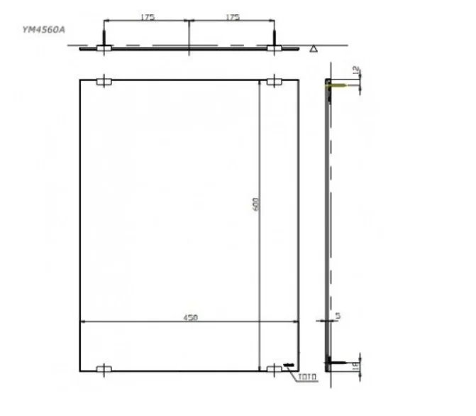 Gương Phòng Tắm TOTO YM4560A Chống Mốc