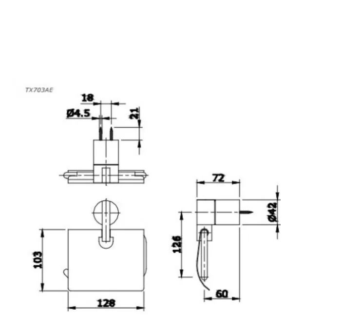 Hộp Đựng Giấy Vệ Sinh TOTO TX703AE